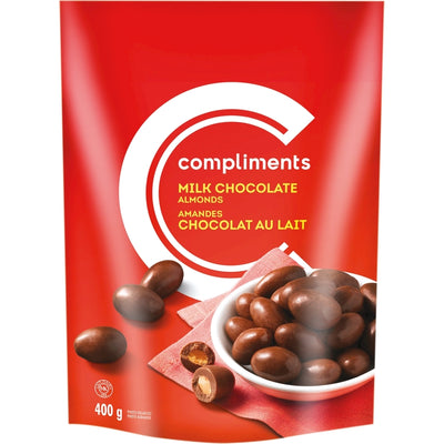 Compliments Chocolate Covered Almonds 400g