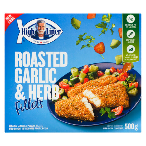 High Liner Roasted Garlic & Herb Fillets [500g]