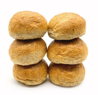 Whole Wheat Crusty Buns [6pk]