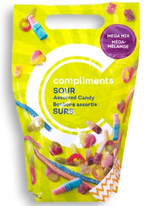 Compliments Sour Candy Mix 800g