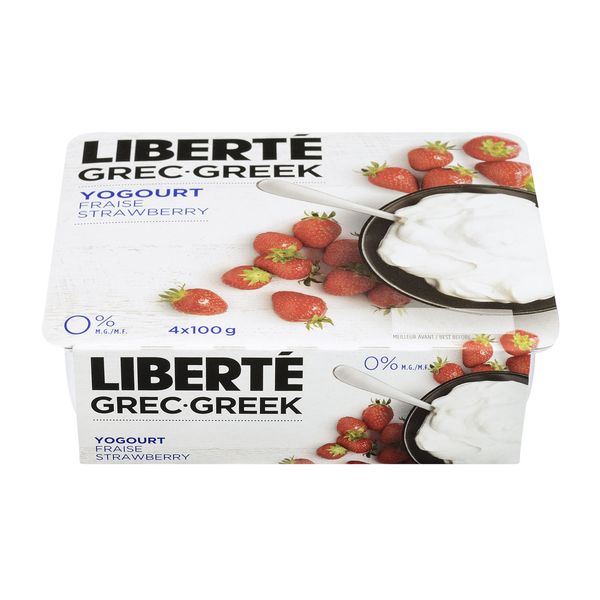 Liberte Greek Yogurt Strawberry [4pk]