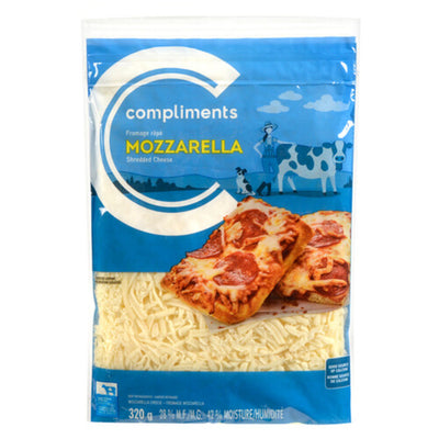Compliments Shredded Pizza Mozzarella 320gr