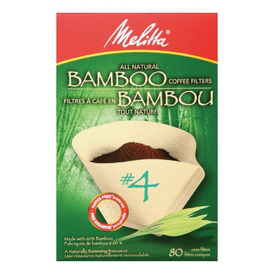 Melitta #4 Bamboo Filter [80pk]