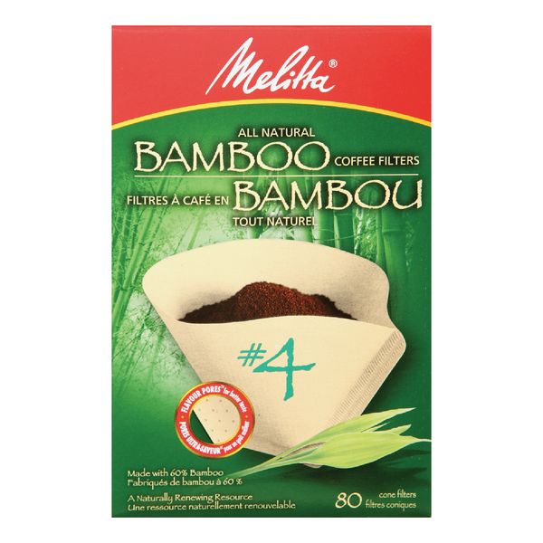 Melitta #4 Bamboo Filter [80pk]