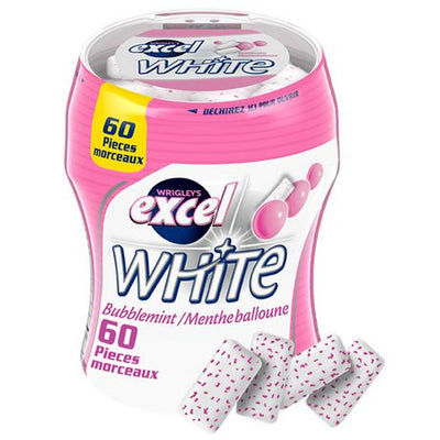 Excel White Bubblegum [60pk]