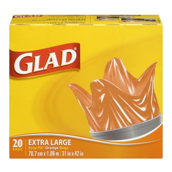 GladOrangeBags20pk [20 pkg]