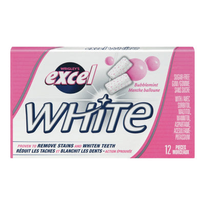 Excel White Gum Bubblemint