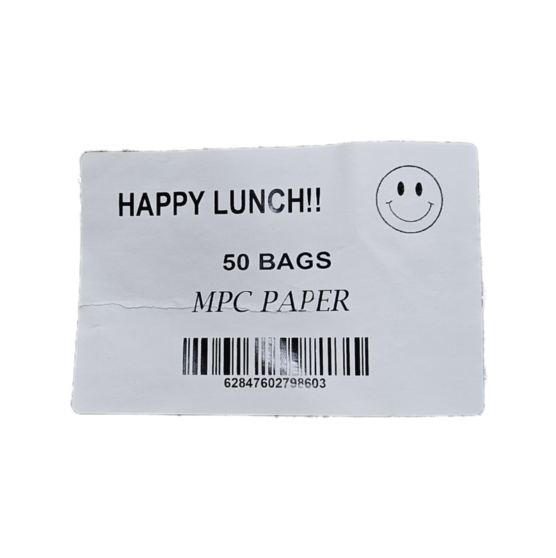 Happy Lunch Paper Bags 50pk