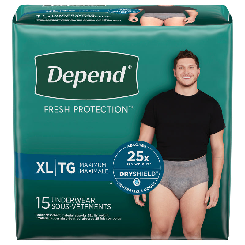 Depends Fit-Flex Mens XL [15pk]