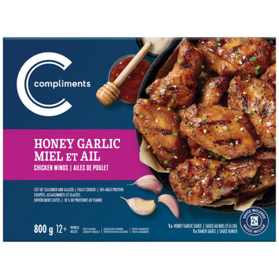 ComHoneyGarlicChickenWings [800g]