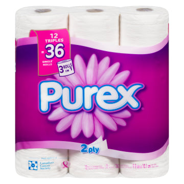 Purex Tissue 2 Ply 12 Triple R [12pk]