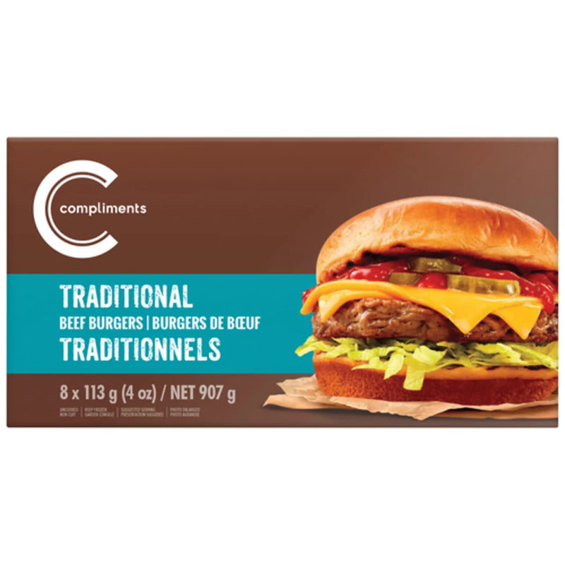 Compliments Beef Burgers [907g]