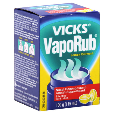 Vicks Lemon Scent Vapo Rub [115ml]