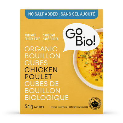 Go Bio Chicken Bouillon Cubes Gluten Free 54gr