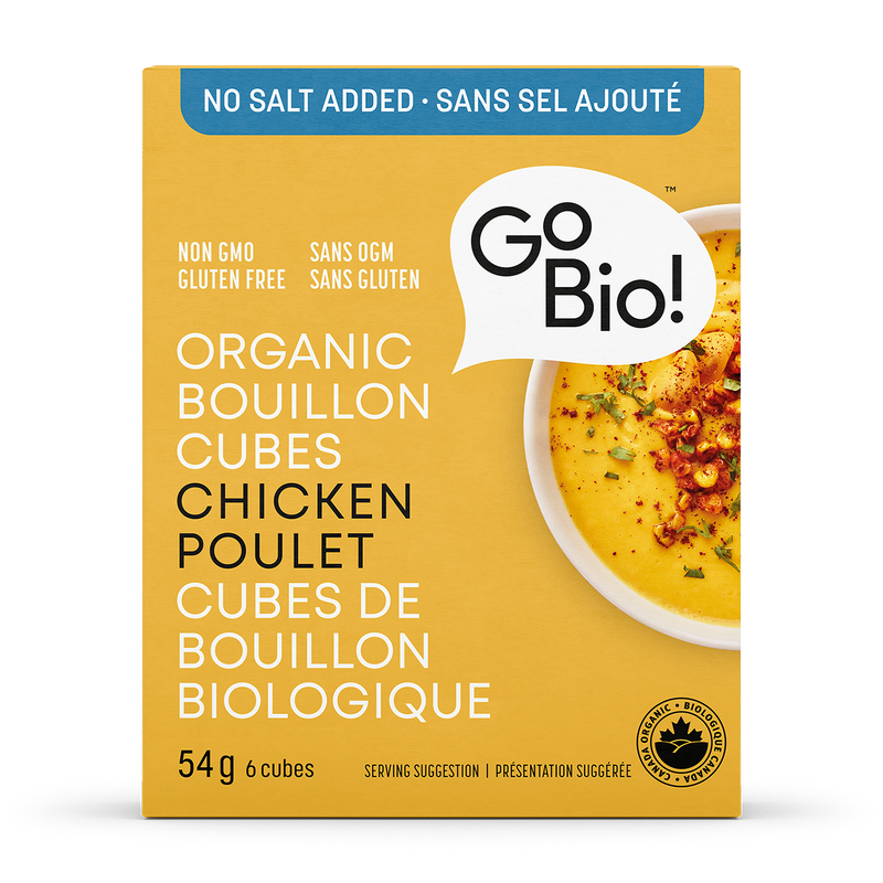 Go Bio Chicken Bouillon Cubes Gluten Free 54gr