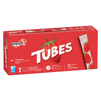 Yop Tubes Strawberry [8pk]