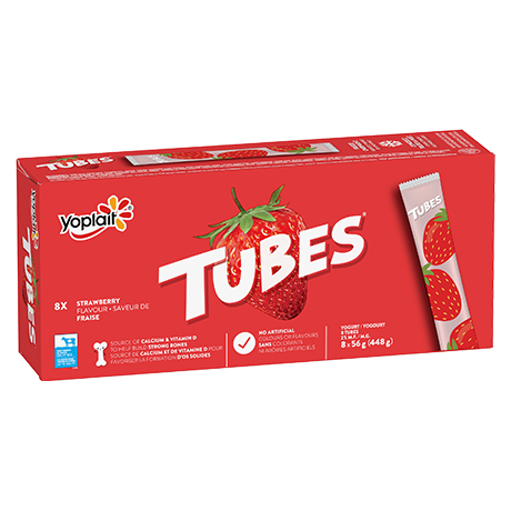 Yop Tubes Strawberry [8pk]