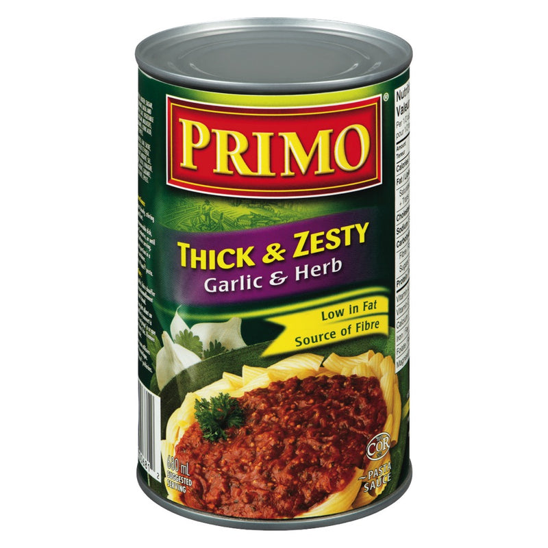 Primo Pasta Sauce Garlic Herb [680ml]