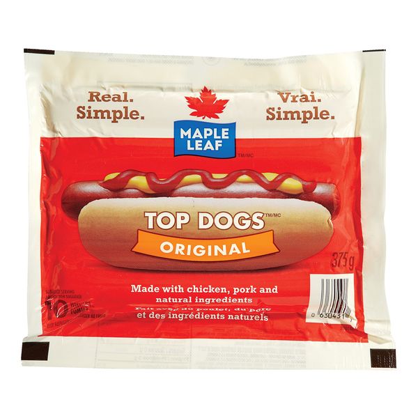Maple Leaf Top Dogs Wieners [375g]