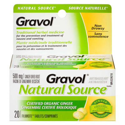 Gravol Natural Source [20pk]