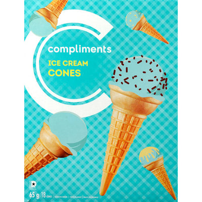 Compliments Ice Cream Cones [18pk]