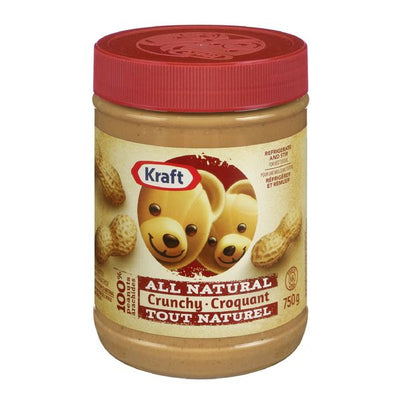 Kraft Peanut Butter Natural Crunchy 750g