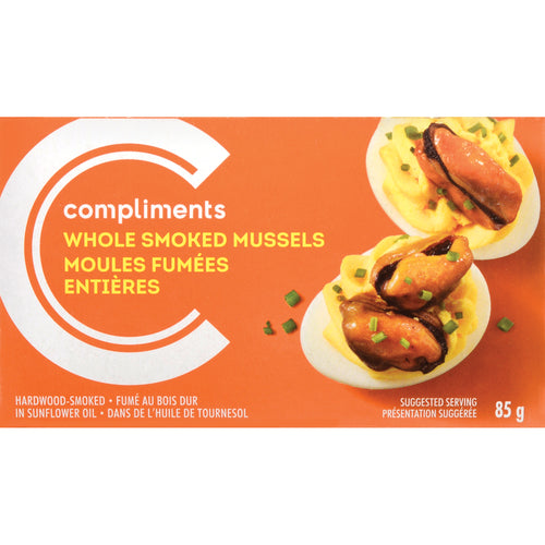 Compliments Smoked Mussels [85g]