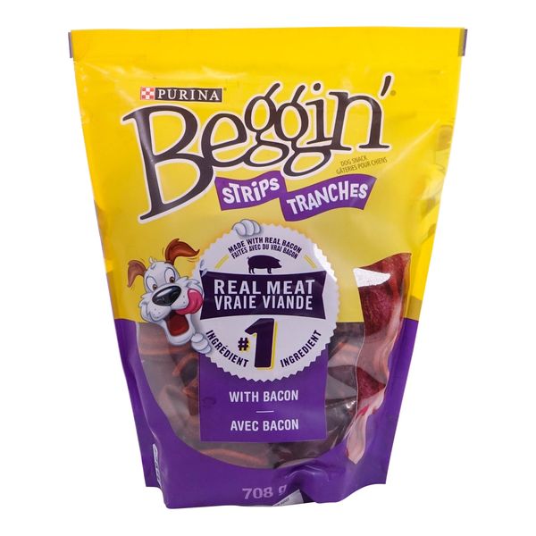BegginStripsDogTreatsBacon [708g]