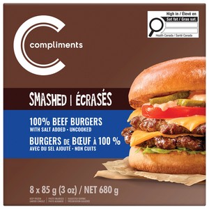 Compliments Smashed Burgers [680g]