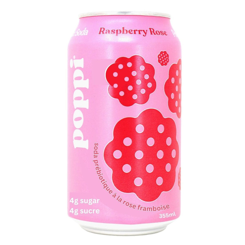 Poppi Raspberry Rose Soda [355ml]