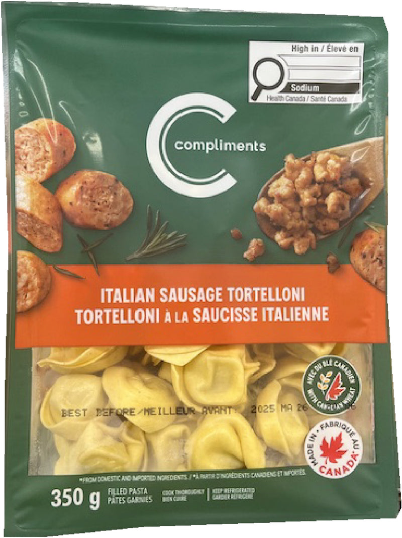 Compliments Italian Sausage Tortellini [350g]