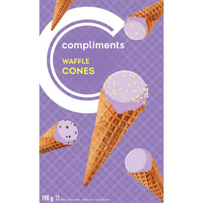 Compliments Waffle Cones [12pk]